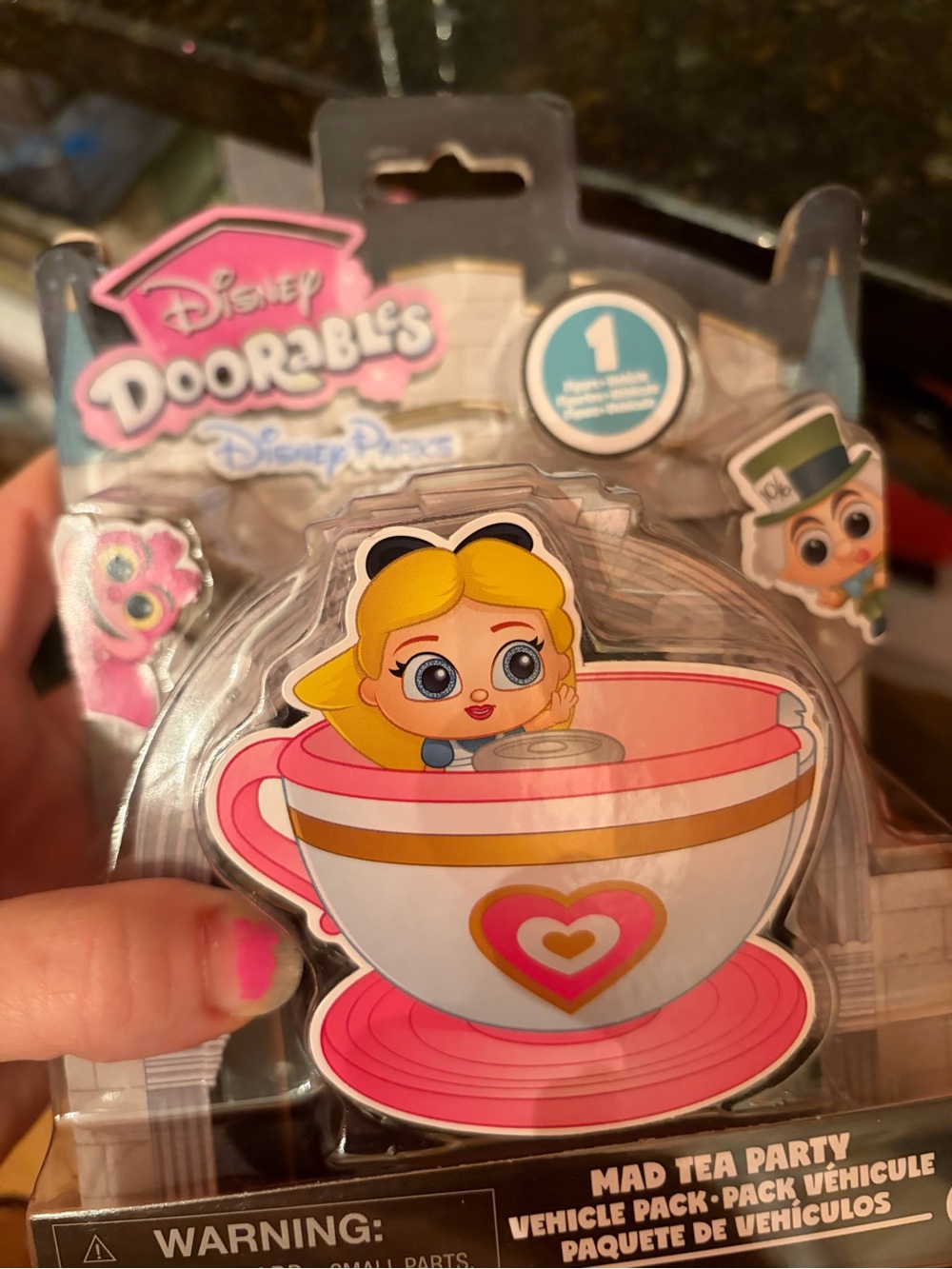 Disney parks rides Doorables tea cup mad hatter